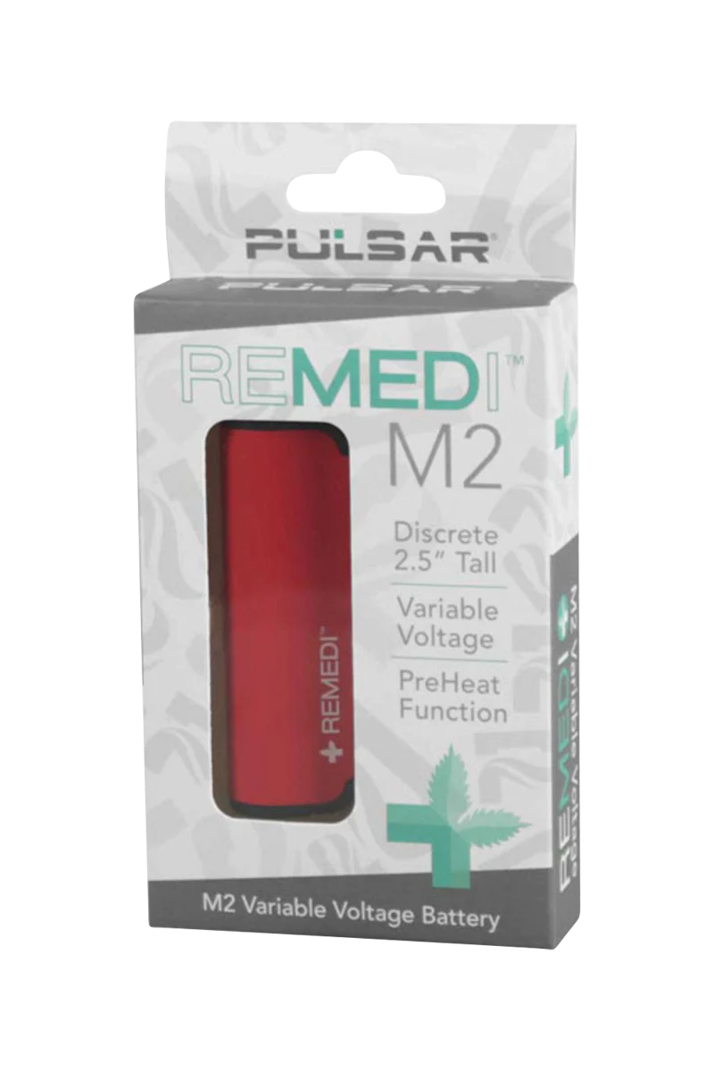Pulsar ReMEDI M2 450mAh Vape Battery with Variable Voltage in Packaging