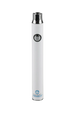 Pulsar ReMEDi Variable Voltage Battery in Silver for Vaporizers, Front View on White Background