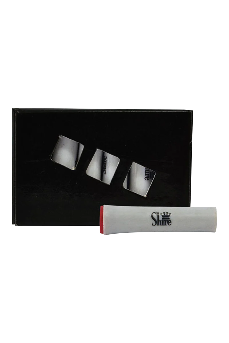 Pulsar Replacement Charcoal Filters 6-Pack for Vapes, Top View on Black Background