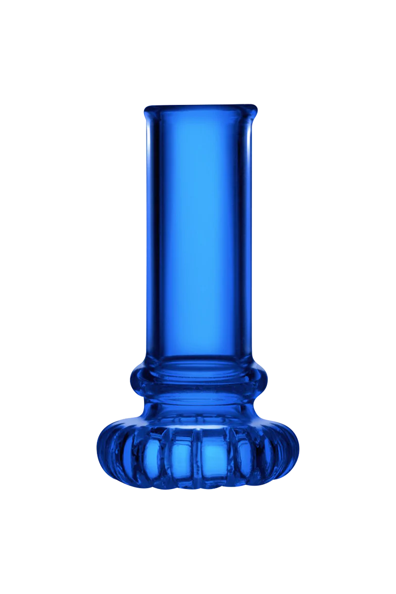 Pulsar RoK Electric Rig Blue Disc Perc Downstem, High-Quality Borosilicate, Front View
