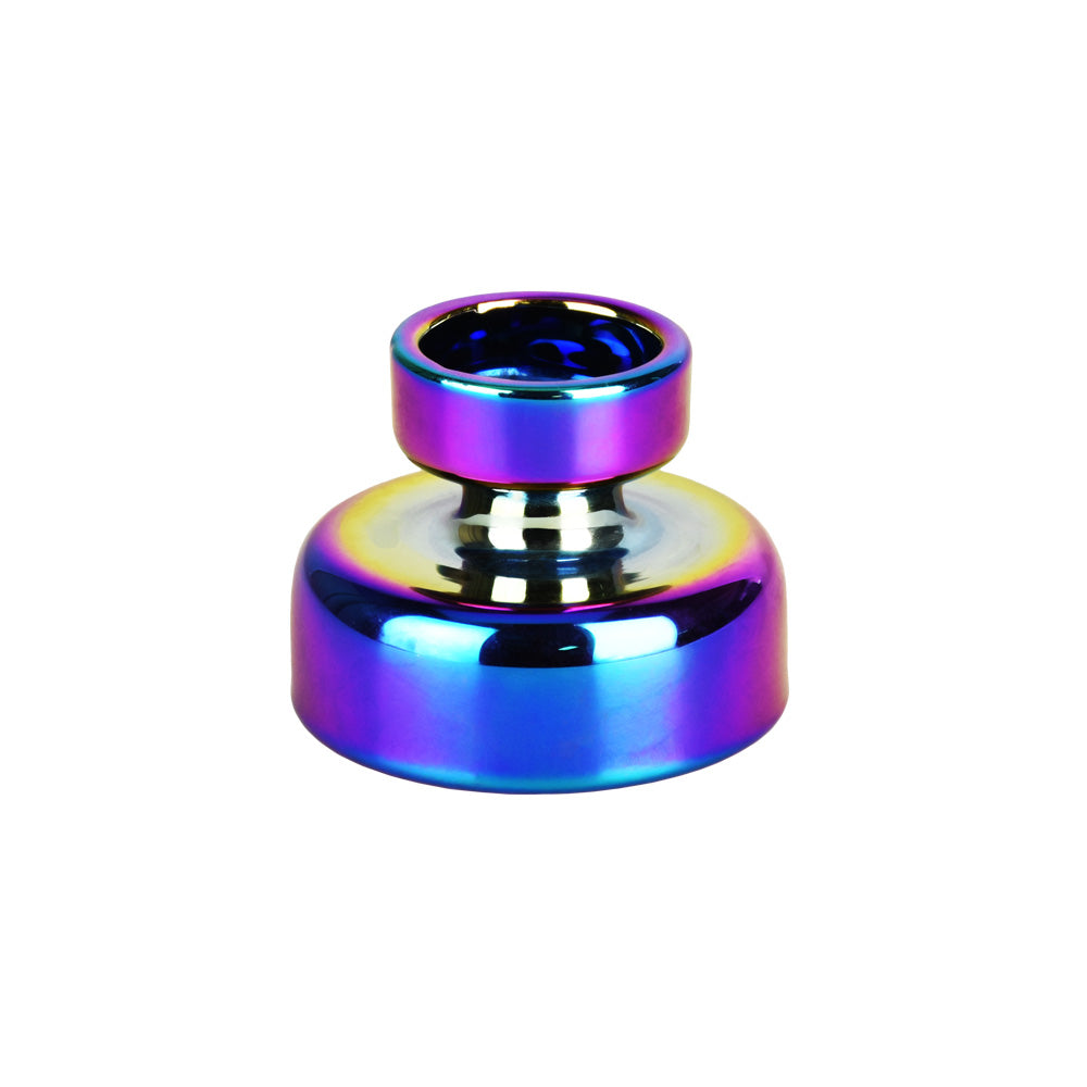 Pulsar RöK Full Spectrum Flower Dry Herb Carb Cap, Iridescent Rainbow Finish, Front View