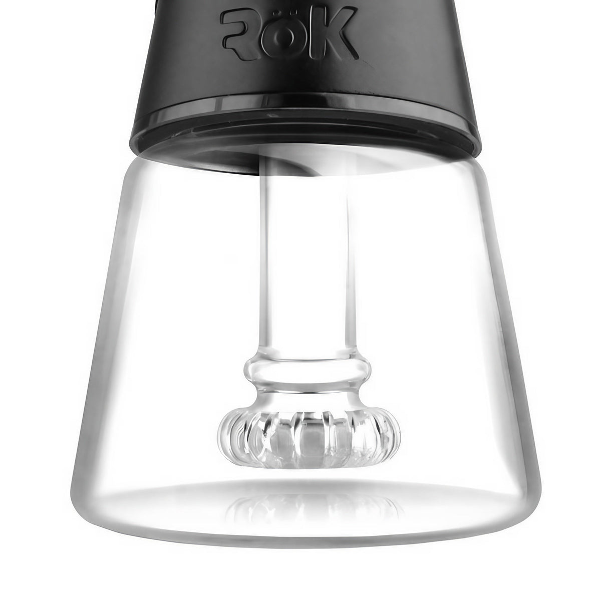 Pulsar RöK Electric Dab Rig Luna Edition, glow-in-the-dark feature, quartz coil, side view