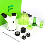 Pulsar RöK Limited Edition Glow-in-the-Dark Electric Dab Rig - Luna with Accessories