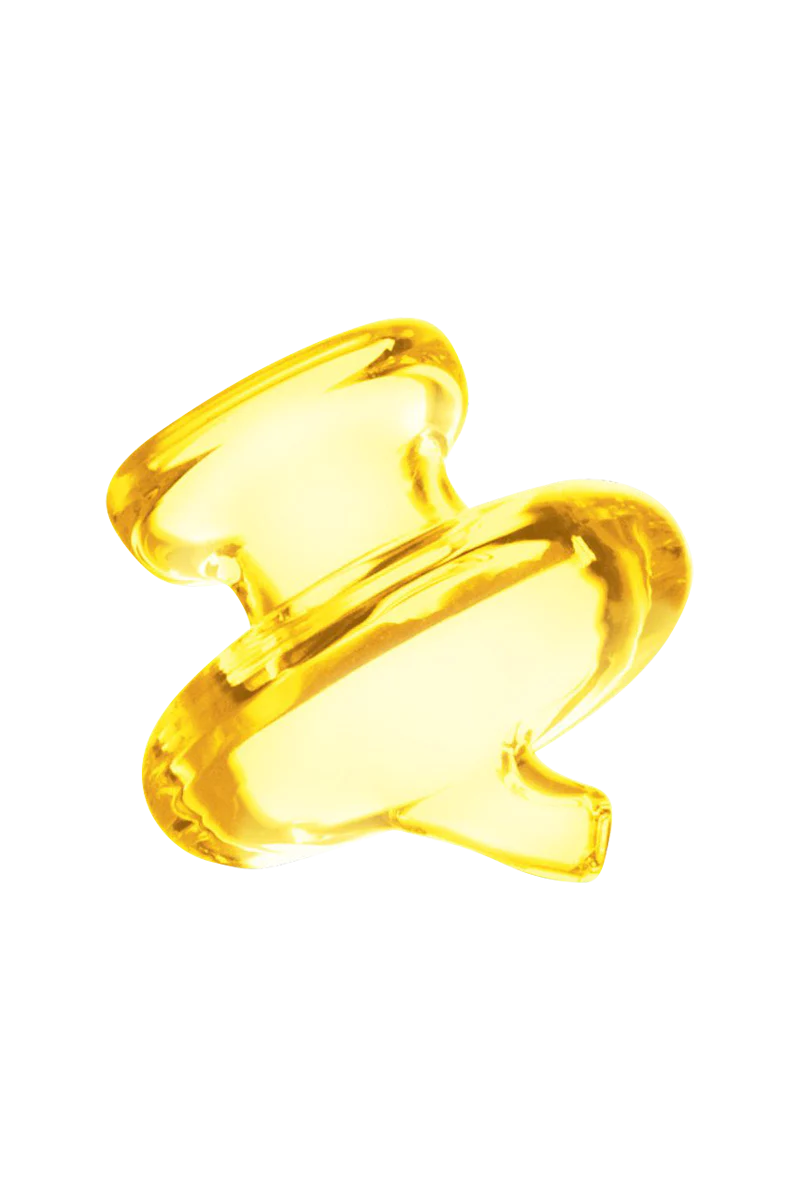 Pulsar RoK Borosilicate Glass Oil Carb Cap for Electric Dab Rigs, Top View