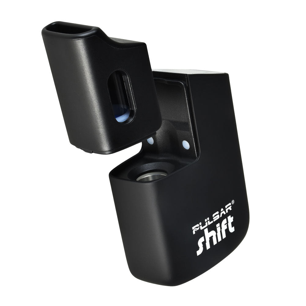 Pulsar Shift Vaporizer Replacement Mouthpiece in black, angled view on white background