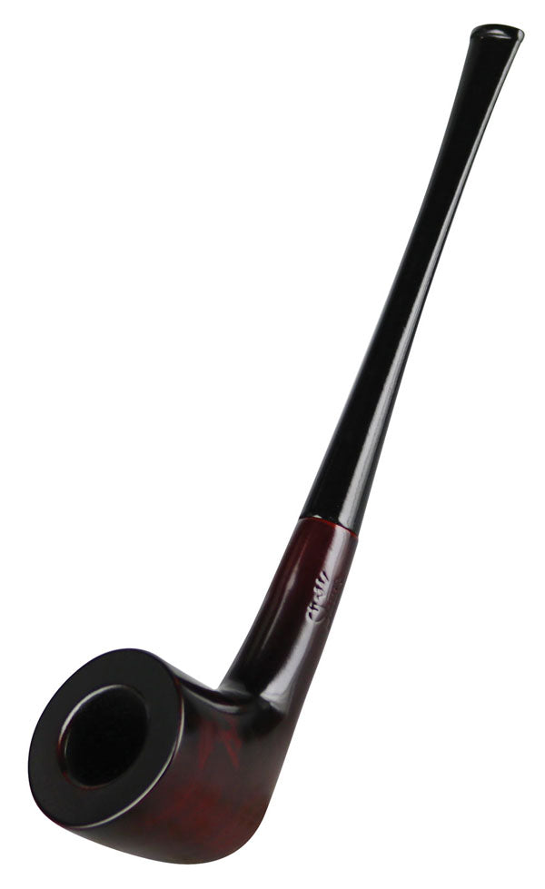 Pulsar Shire Pipes Dublin - Cherry Wood Hand Pipe 7.5" Side View on White Background