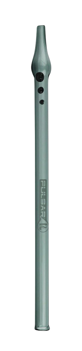 Pulsar Simple Glass Vapor Straw, 10" Borosilicate, Portable Dab Straw, Front View
