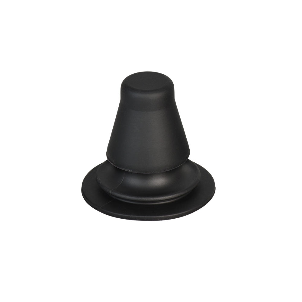 Pulsar Sipper Airflow Valve made of silicone, top view on seamless white background