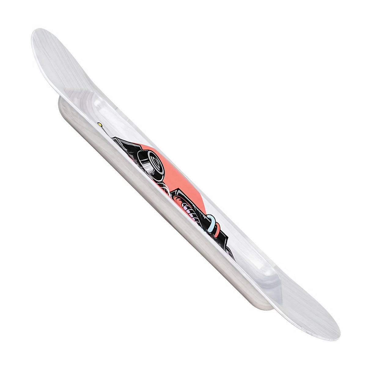 Pulsar SK8Tray Metal Rolling Tray DopeBot design, Large 7.25"x19.75", Top View