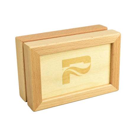 Pulsar Small Beech Wood Drawer Style Sifter Box, 4"x6", Front View on White Background