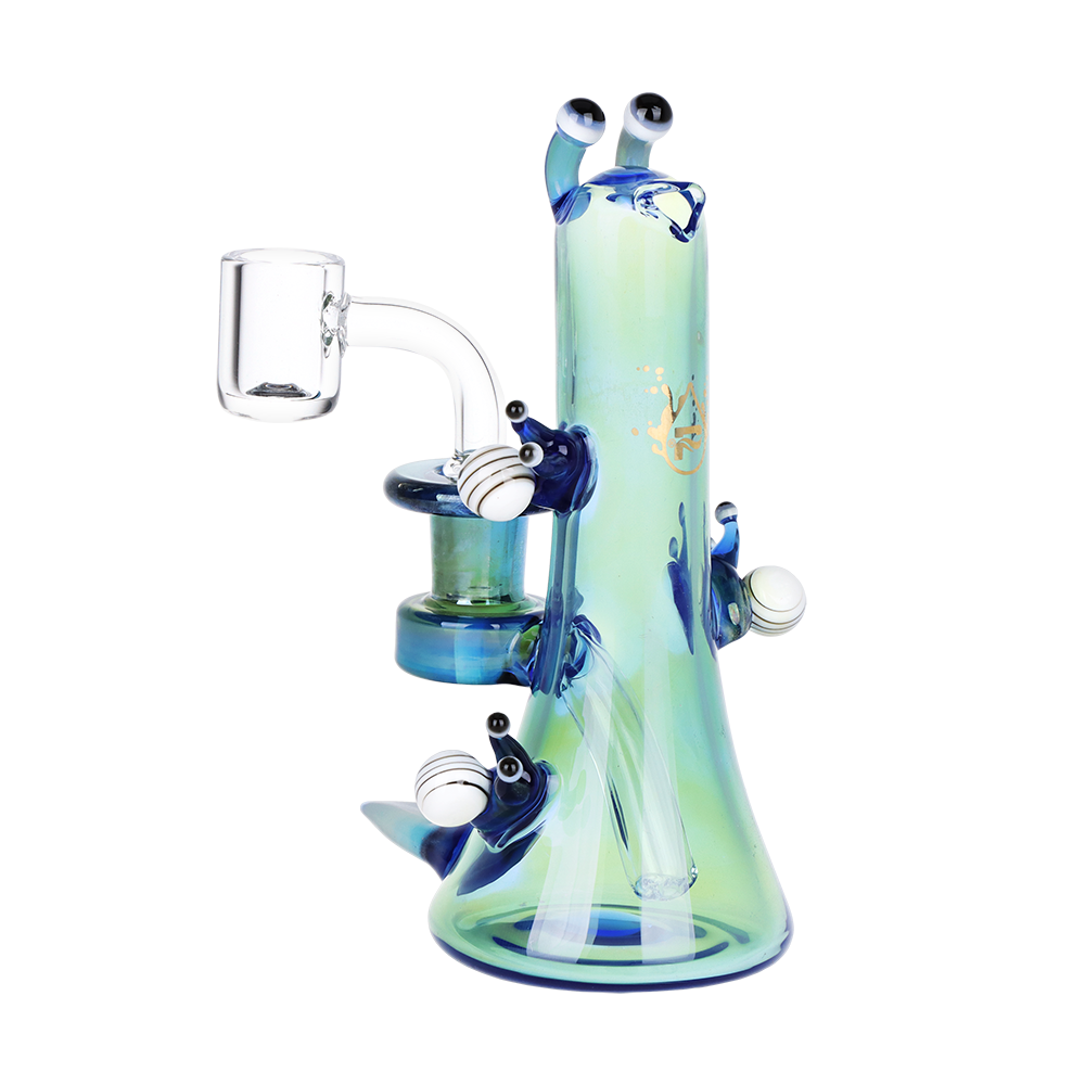 Pulsar Snail Smoochies Glass Dab Rig | 6" | 14mm F