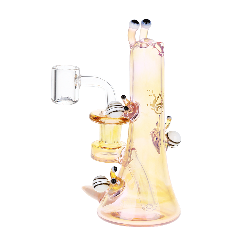 Pulsar Snail Smoochies Glass Dab Rig | 6" | 14mm F