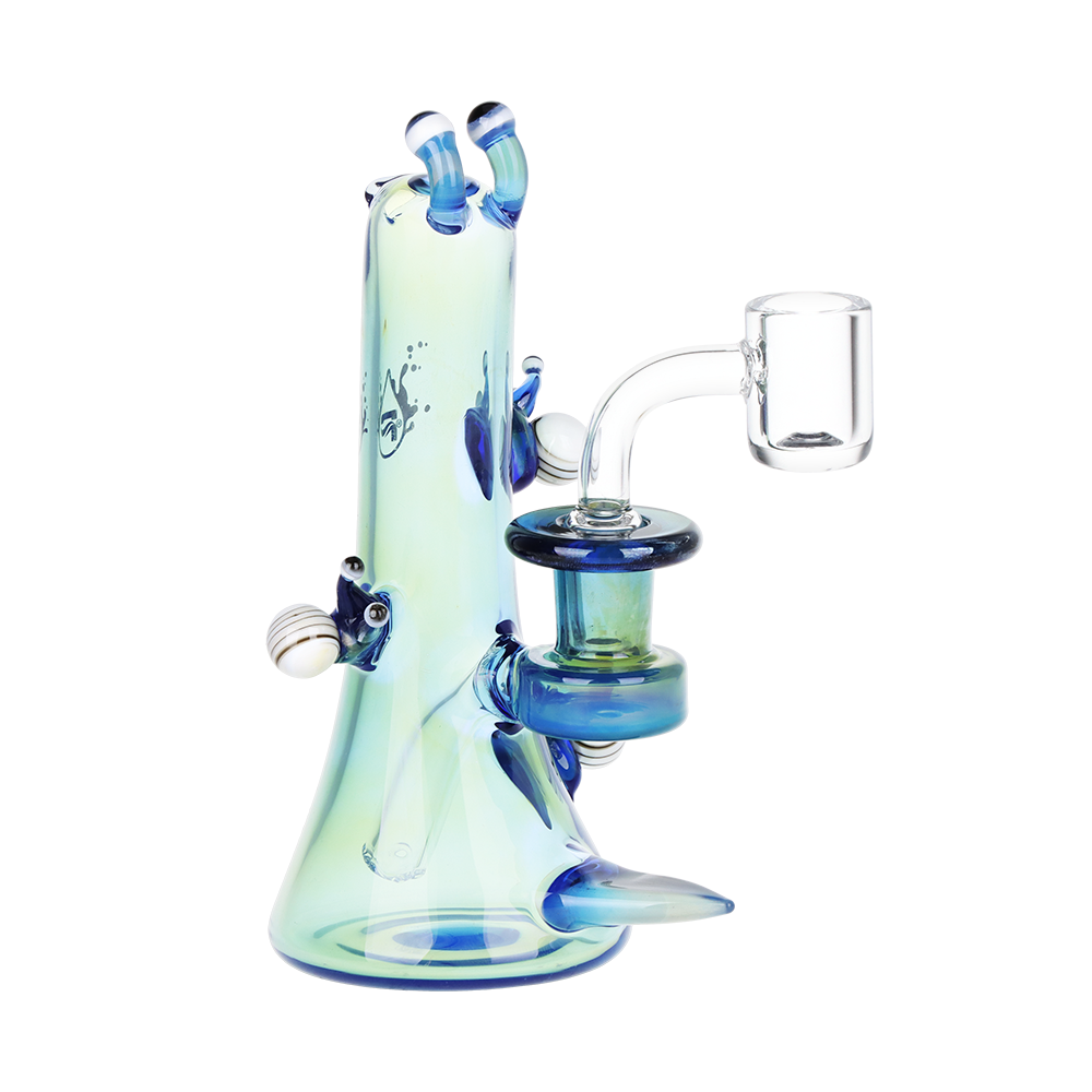 Pulsar Snail Smoochies Glass Dab Rig | 6" | 14mm F