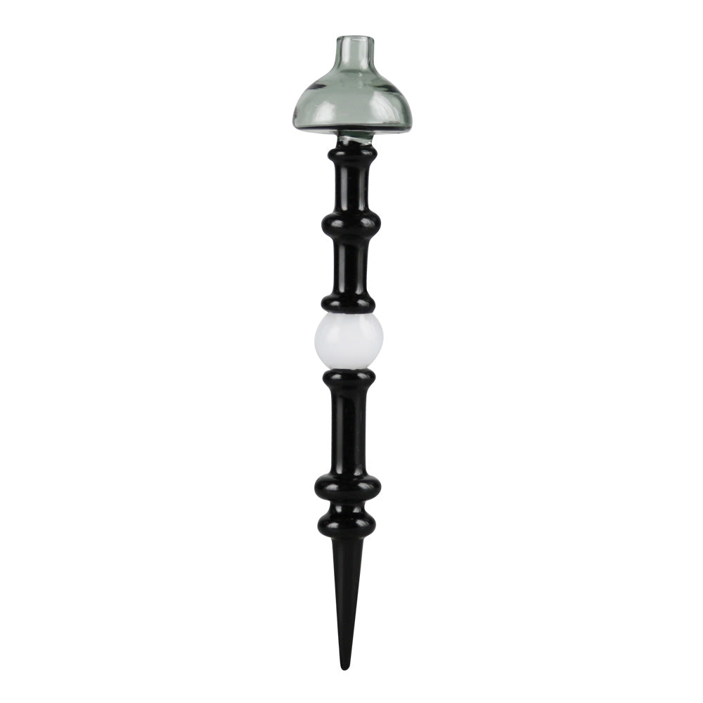 Pulsar Terp Sauce Carb Cap Dabber with clear borosilicate glass, front view on white background