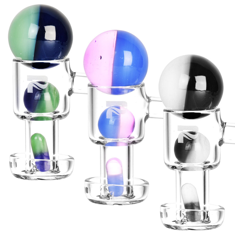 Pulsar Terp Slurper Bi-color Set with Banger, 4pc, for Concentrates, Front View