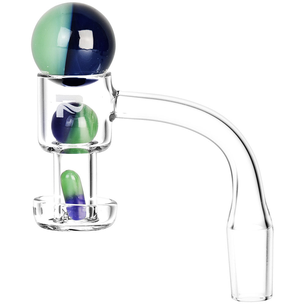 Pulsar Bi-color Terp Slurper Set with Banger for Dab Rigs, 4pc, Side View