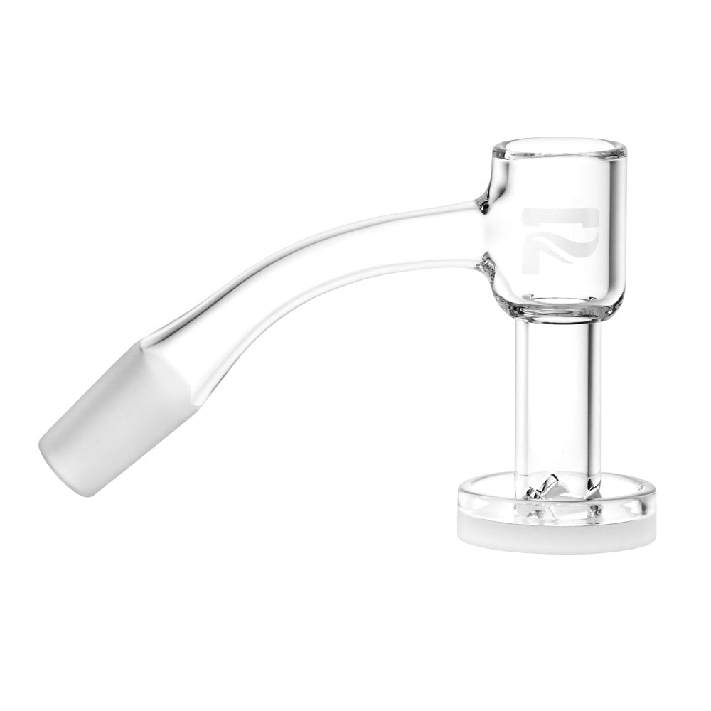 Pulsar Terp Slurper with Opaque Bottom, 45 Degree Angle, Quartz Banger Side View