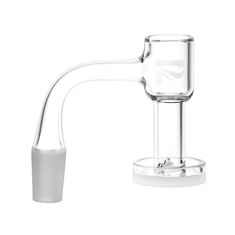 Pulsar Terp Slurper Opaque Bottom Banger at 90 Degree angle, made of Quartz for Dab Rigs