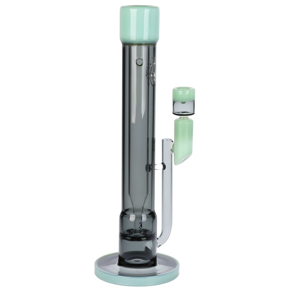 Pulsar Transporter Kicked Straight Tube Glass Water Pipe | 14" | 14mm F