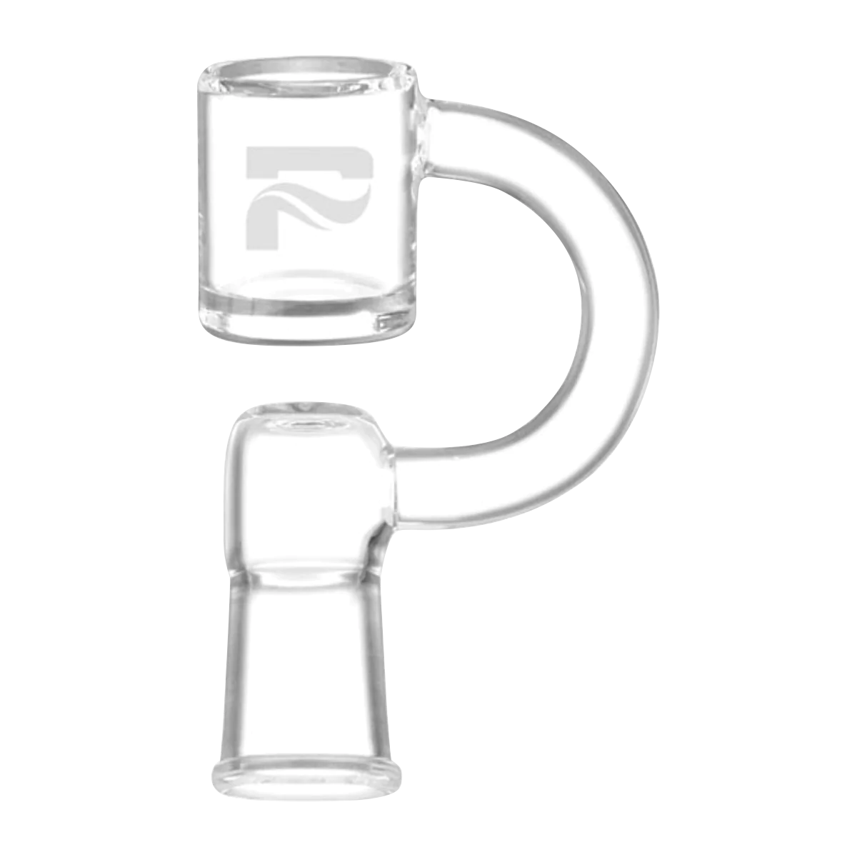 Pulsar U Neck Quartz Banger for Dab Rigs, Clear, 4mm Thick, Side View