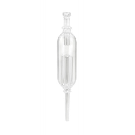 Pulsar Vapor Vessel V3 front view, compact borosilicate glass dab straw for concentrates