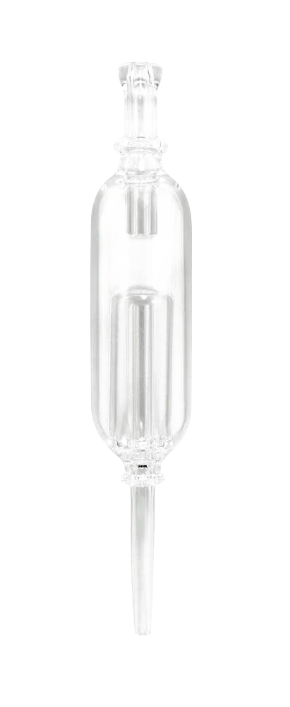 Pulsar Vapor Vessel V3 hand pipe, borosilicate glass, quartz tip, portable - front view