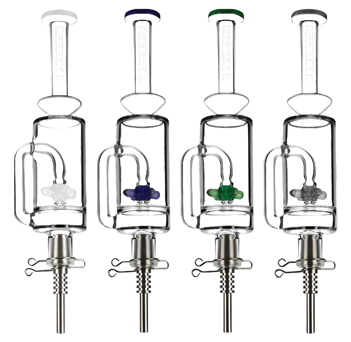 Pulsar Vapor Vessel lineup with propeller percs, titanium tips, and color variants