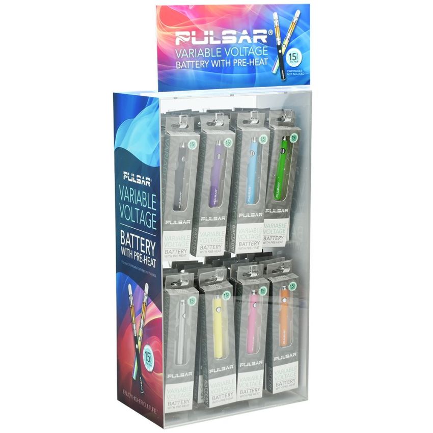 Pulsar Variable Voltage Click Button 510 Battery - 350mAh