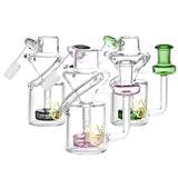 Pulsar Venturi Recycler Ash Catchers in various angles showing 14mm joint and borosilicate glass design