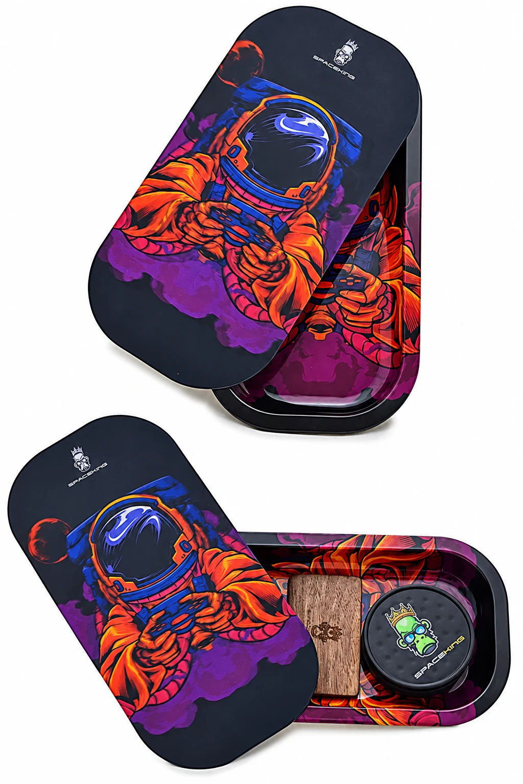 Space King 3D Holographic Slim Tray Kit (5 Designs)
