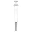 Clear Quartz Minimalist 6" Syringe Dab Straw, Portable and Compact for Concentrates