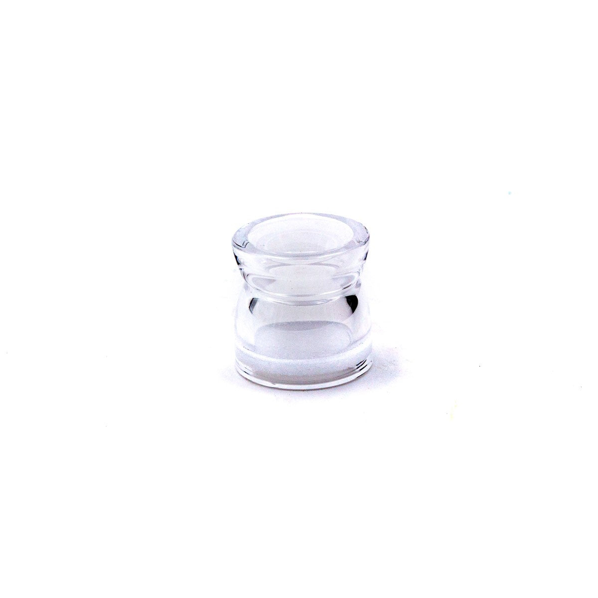 The Stash Shack 16mm Quartz Splash Guard Insert - Clear, Front View