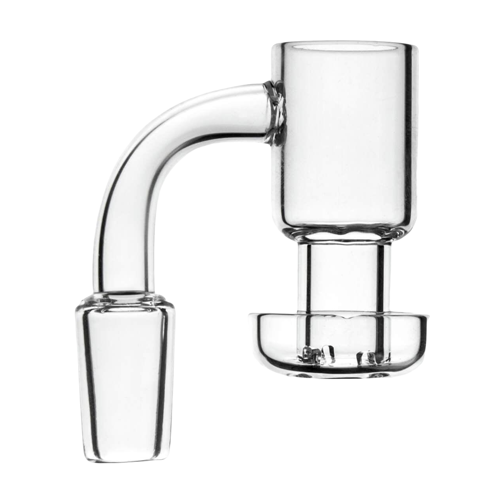 PILOT DIARY 14mm Terp Slurper Quartz Banger - Clear, High-Quality Glass, Side View