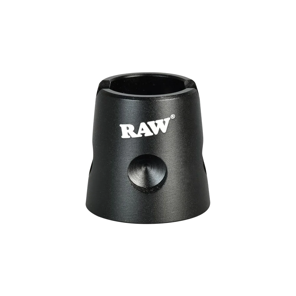 RAW Cone Snuffer 6-Pack, Metal, Close-up Side View on Seamless White Background