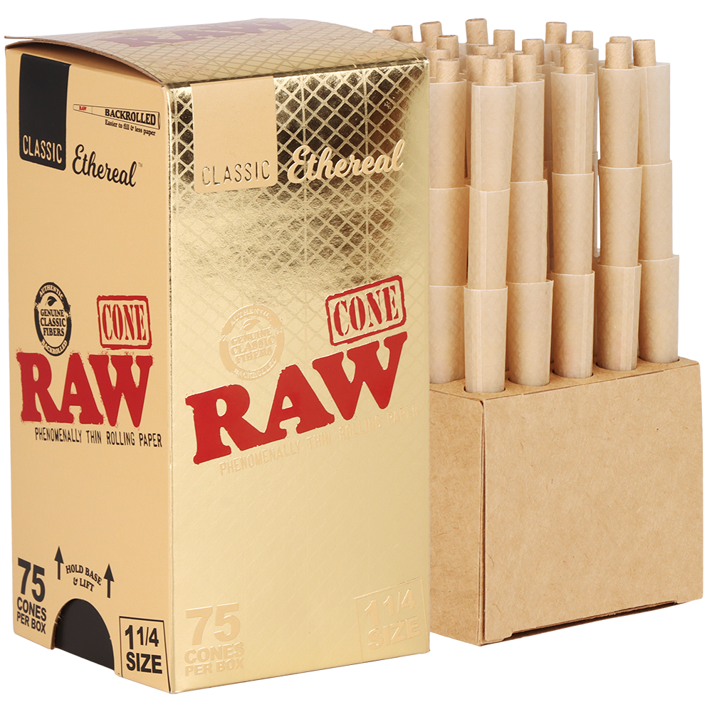 RAW Ethereal Cones | 75pc Box