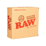 RAW Hands-Free Smoker Pre-Roll Holder packaging front view on white background