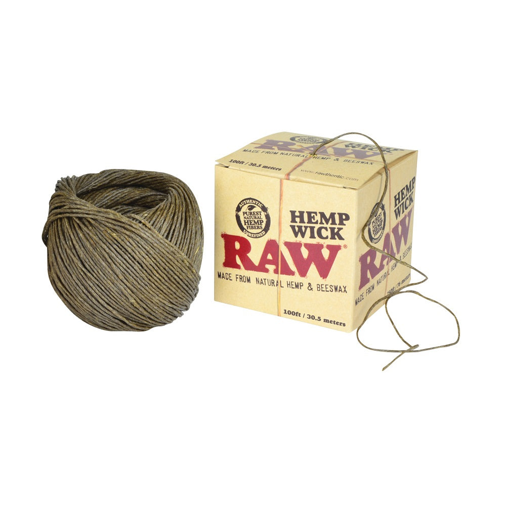 Raw Hempwick Ball