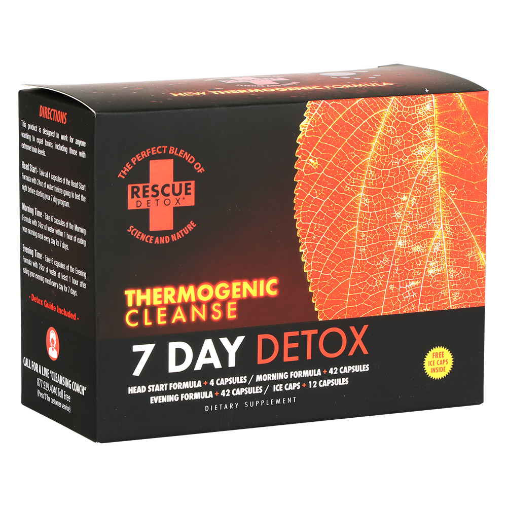 Rescue Detox 7-Day Thermogenic Cleanse Detox Kit