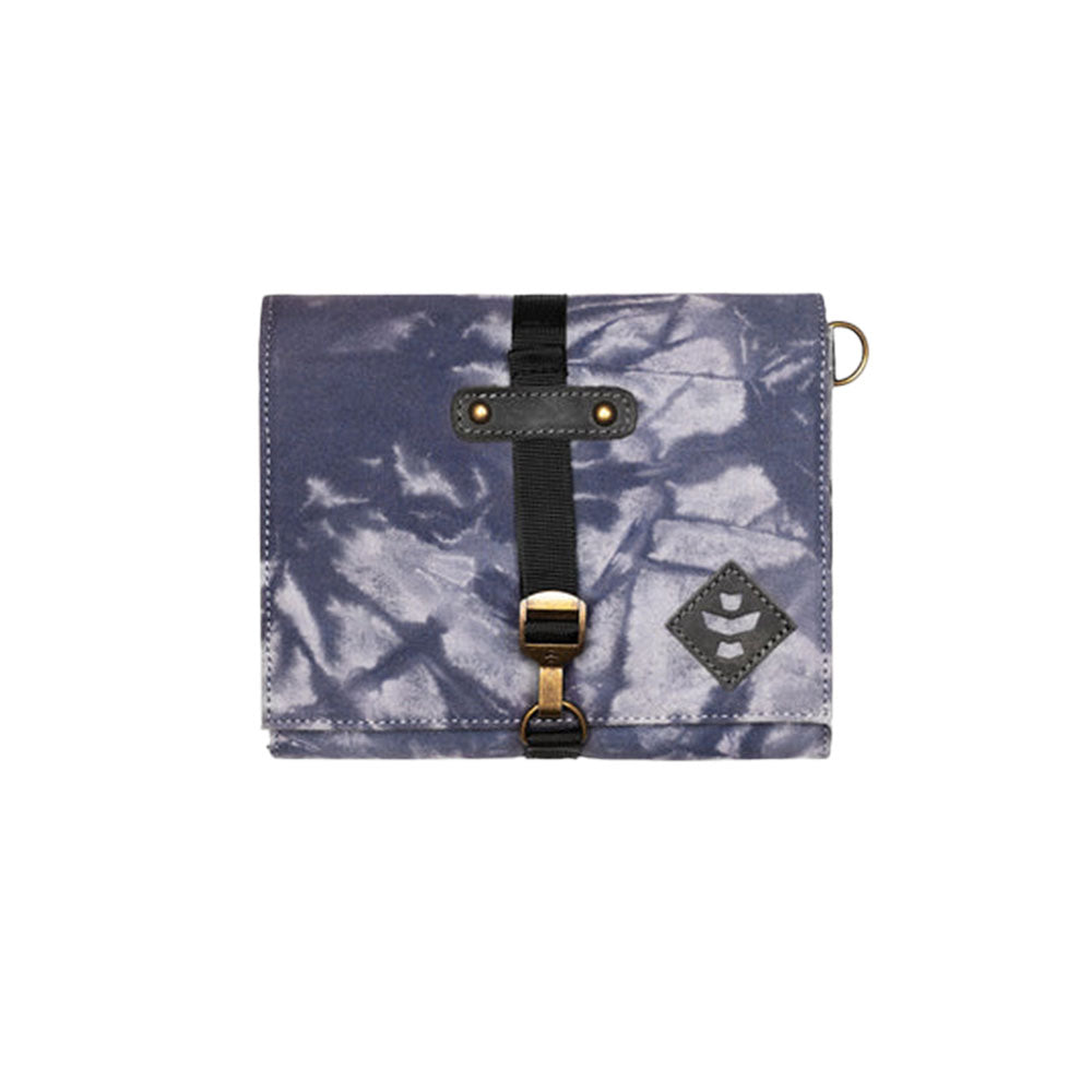 Revelry Supply Smell Proof Rolling Kit in Tie Dye Blue - Front View