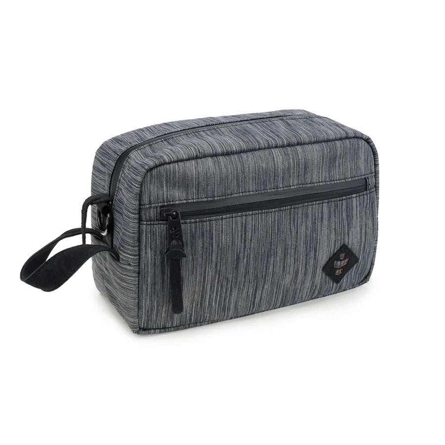 Revelry Supply Striped Gray Stowaway with Rubber and Silicone, Durable Thick Wall Storage