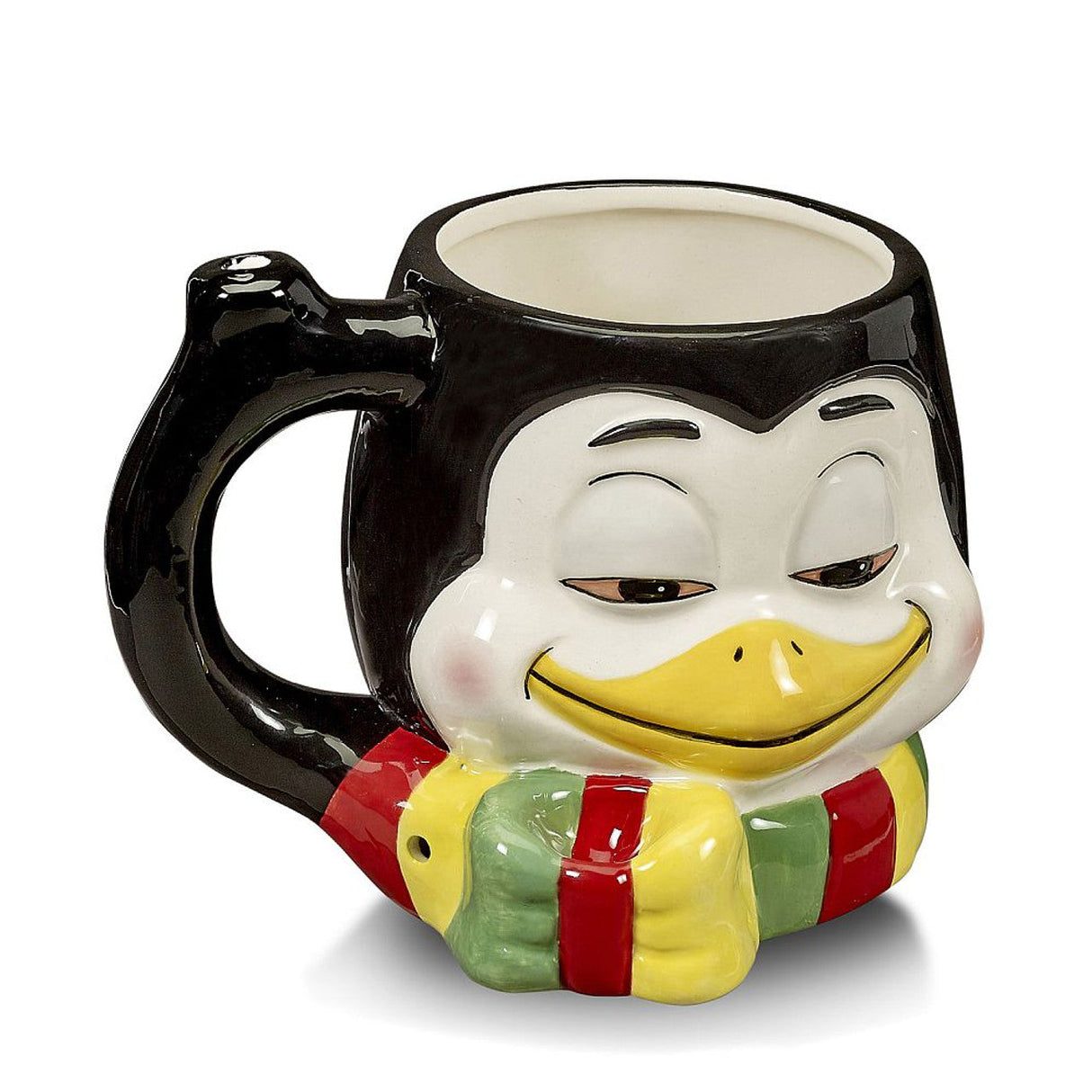 Fashion Craft Roast & Toast Ceramic Mug - Penguin Design Front View