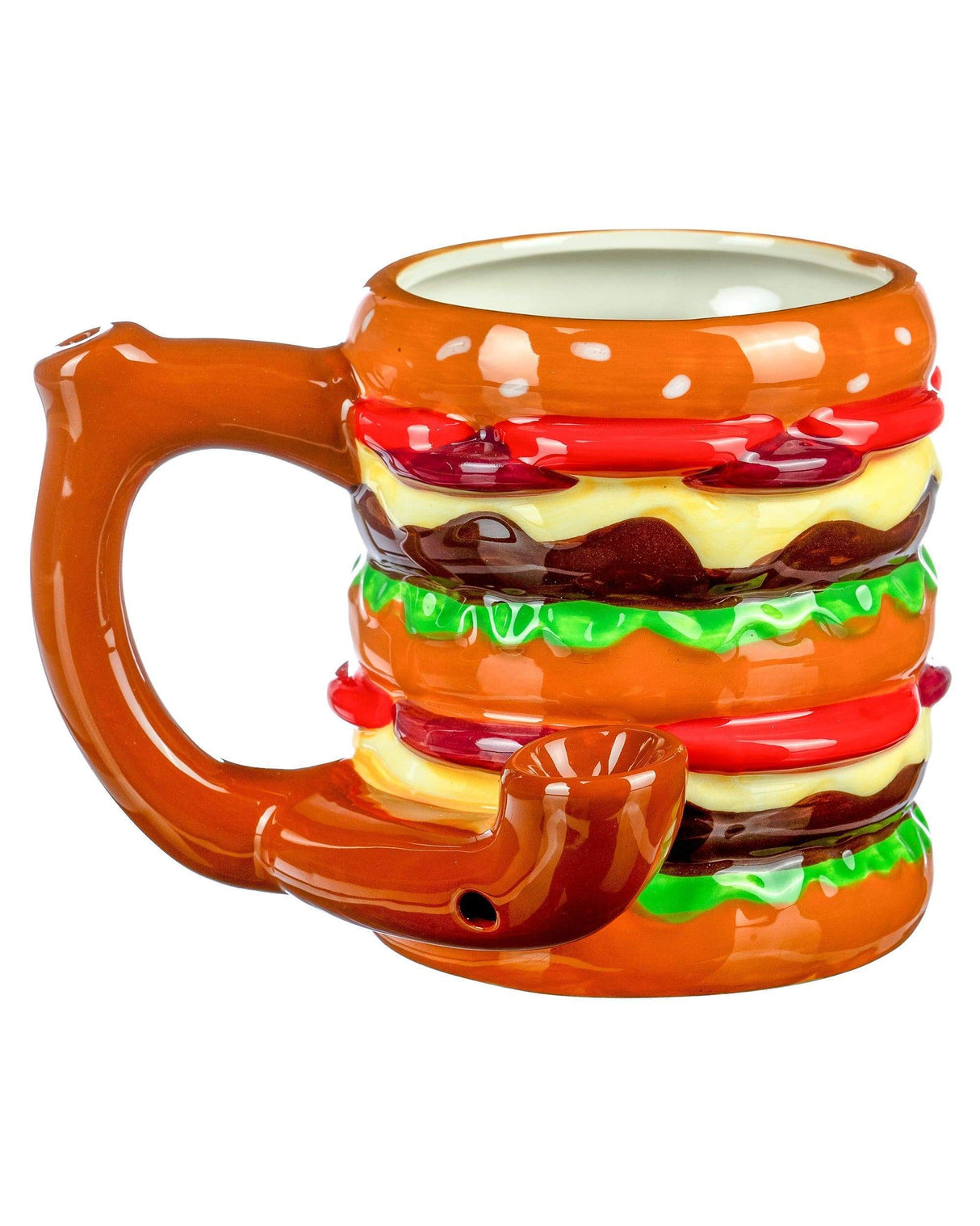 Double Cheeseburger Pipe Mug | Online Headshop | Dank Geek