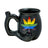 Roast & Toast Ceramic Mug Pipe with Rainbow Leaf Design, 11 oz - Front View