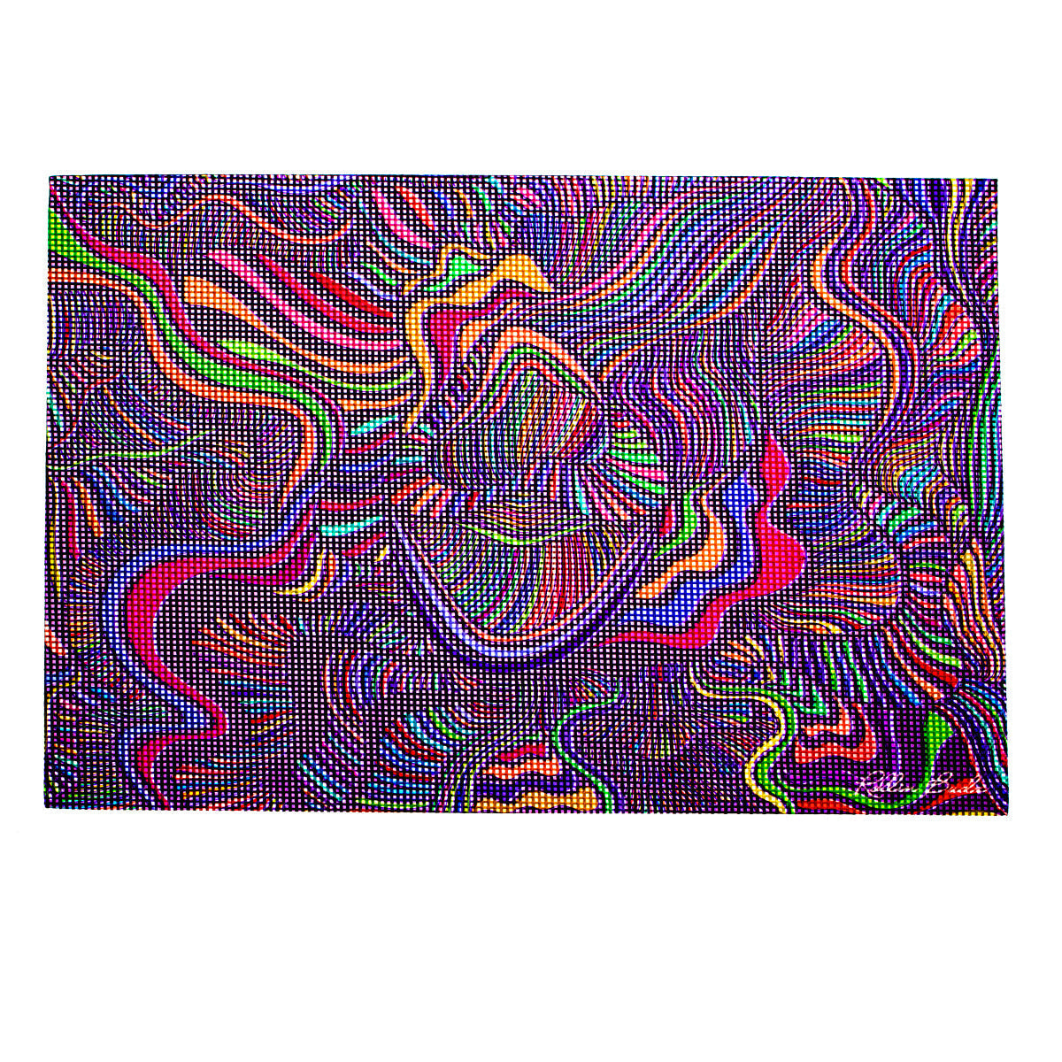 Rollin Budz Colorful 8x11 Dab Mat