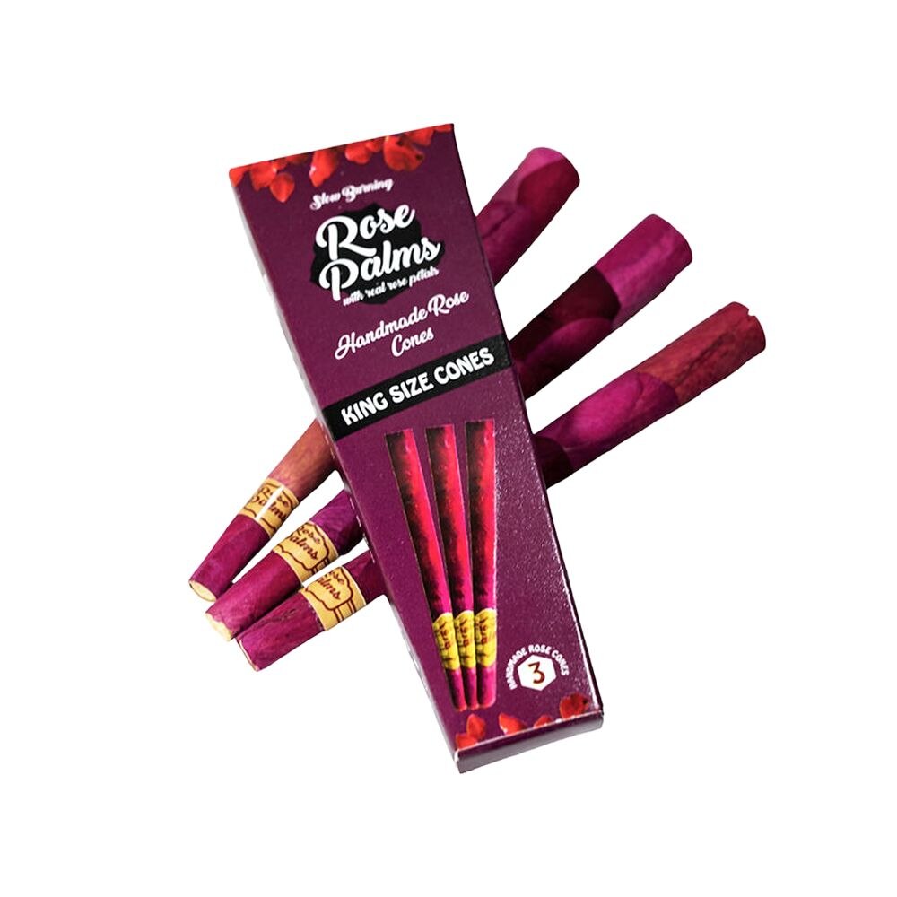 Rose Palms Rose Cones | King Size | 3pc | 15pk Display