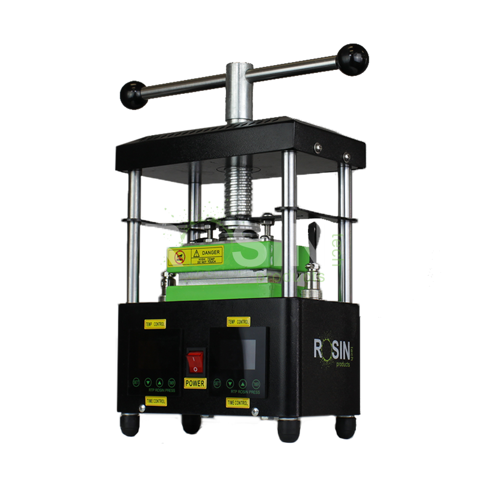 Rosin Tech Twist™ - Black Desktop Rosin Press with Digital Controls and 8" Height