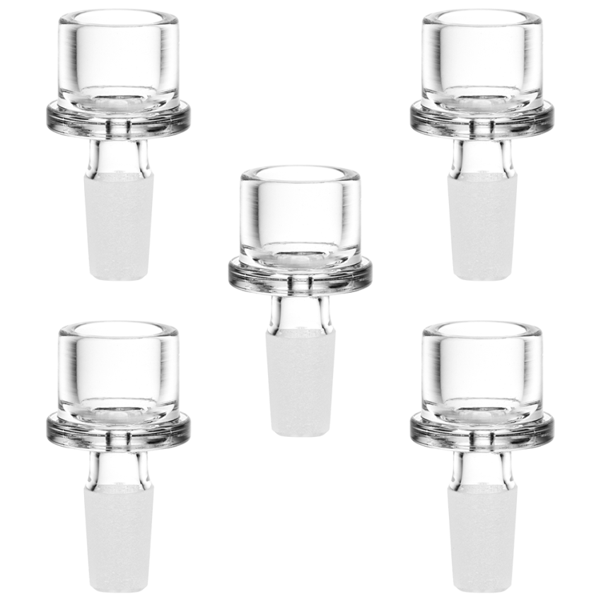 Round Glass Herb Slide | 14mm M | 10ct Bundle