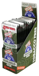 Royal Blunts Hemparillo Hemp Wraps 15 Pack, OG Kush flavor, displayed in an open box