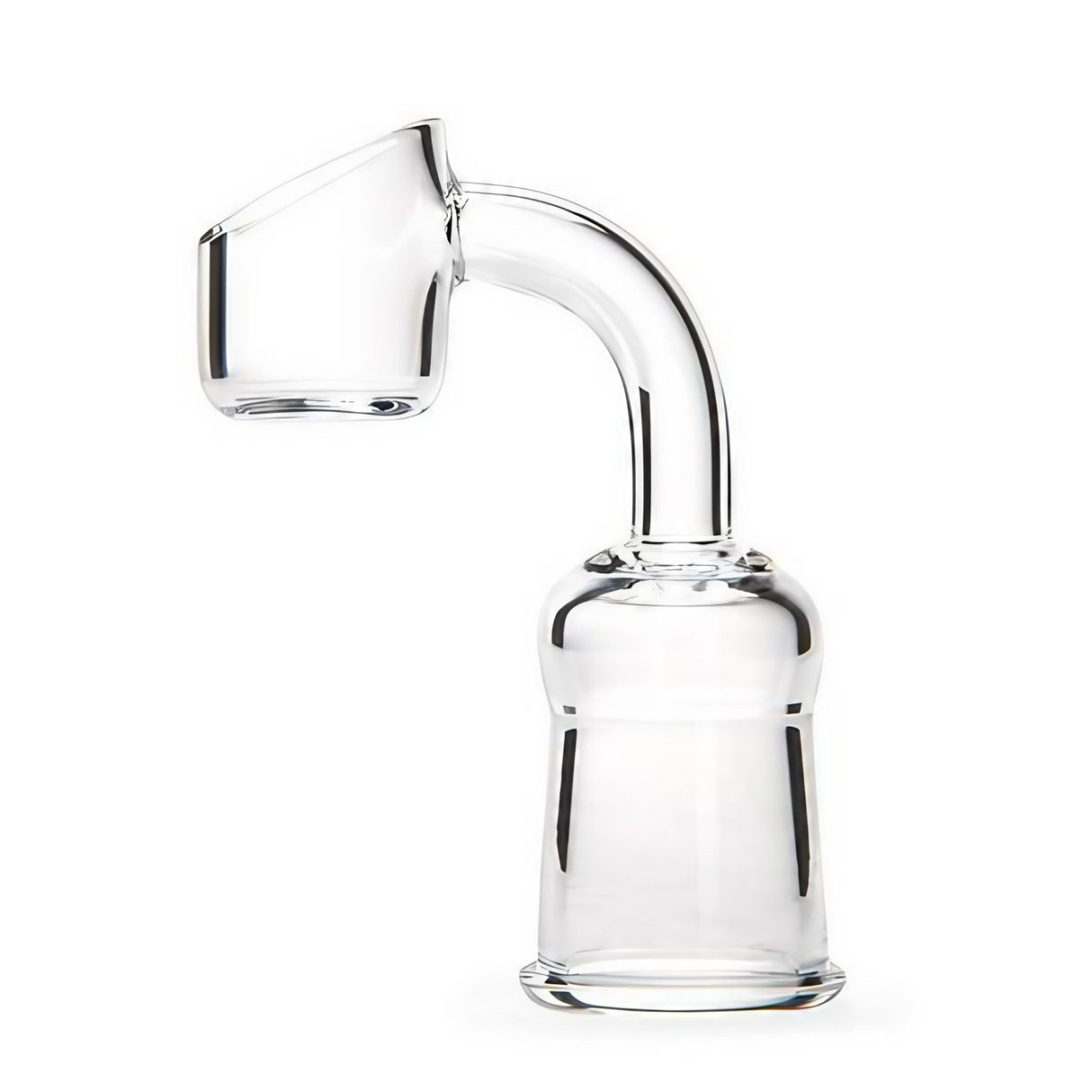 Rupert's Drop Female Quartz Banger for Dab Rigs - Clear Glass on Glass Joint