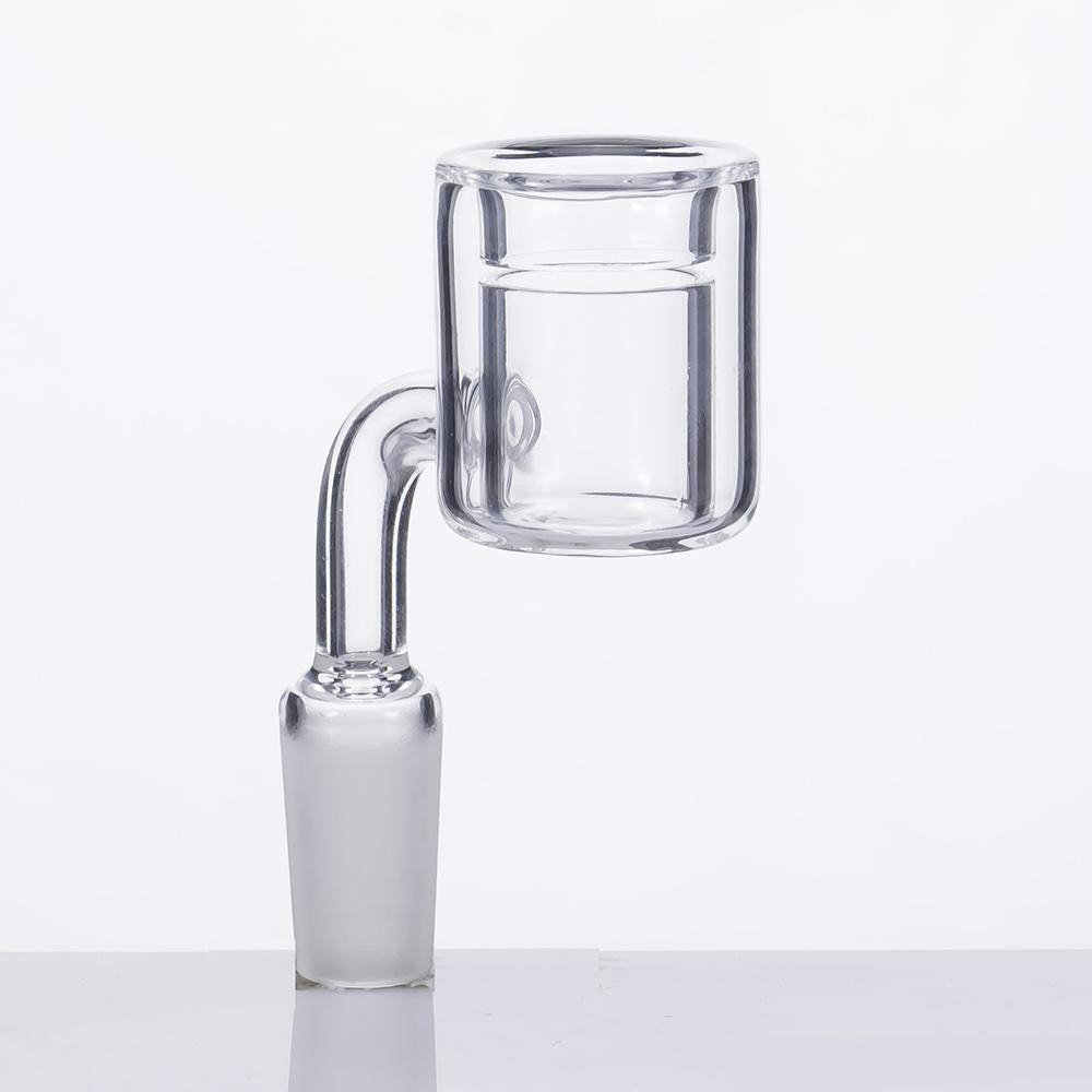 Rupert's Drop Thermal Quartz Banger for Bongs, Clear Female Joint, Side View